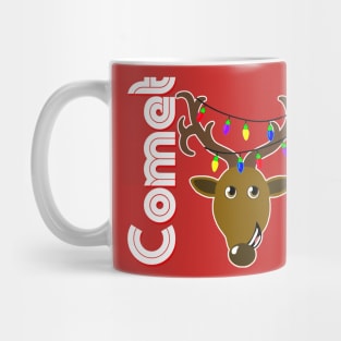 Family Christmas Photo "Comet" Design Mug